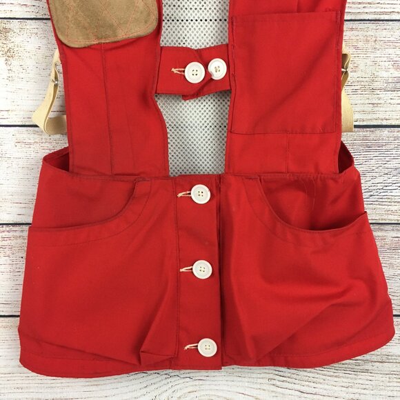 VTG Shooting Vest America's Finest Sport Clothing Red Girls - Picture 3 of 9